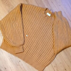 Batwing Caramel Colored Sweater